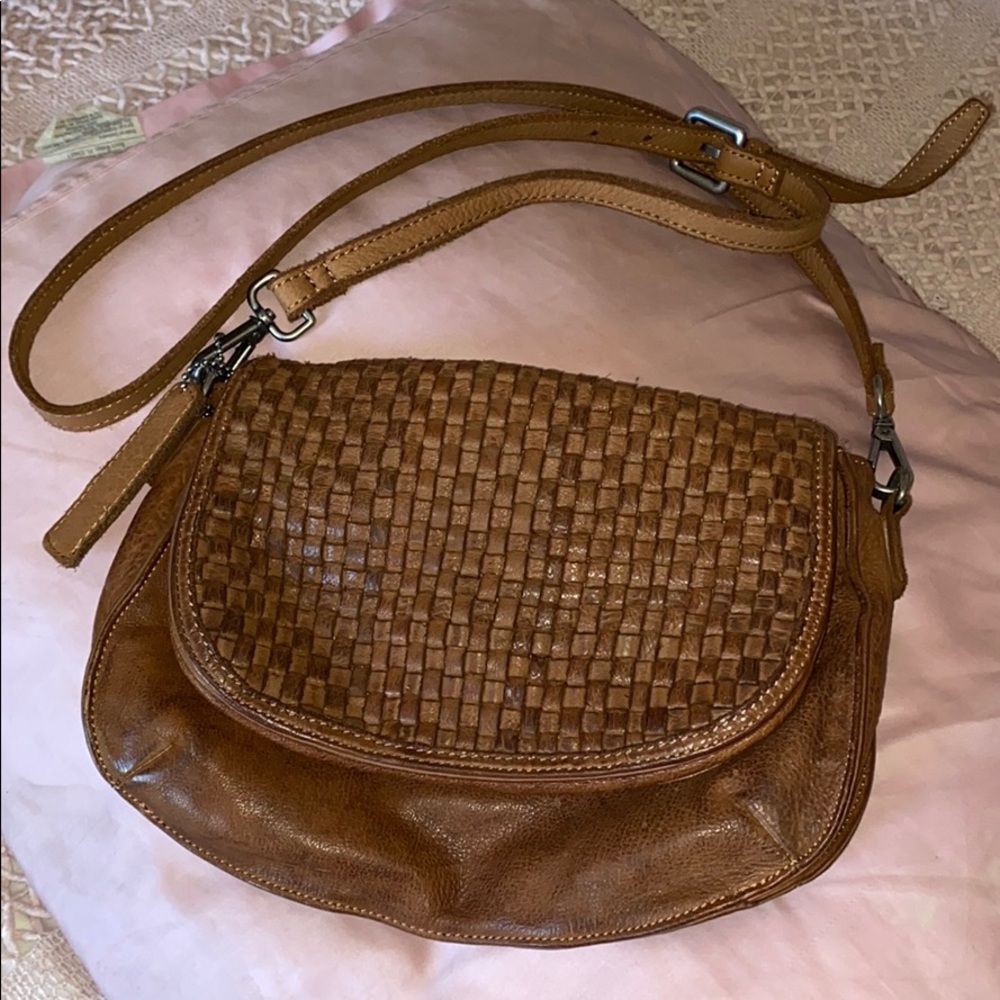 Brown Woven Purse